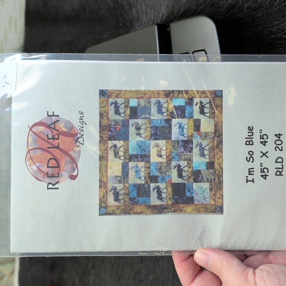 Moose Patchwork Quilt Pattern Instructions Craft Sewing New - Picture 3 of 5